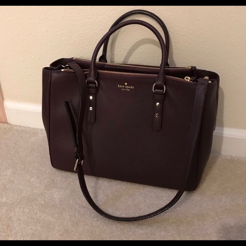 NWOT Kate Spade Mulberry Street Leighann Mahogany